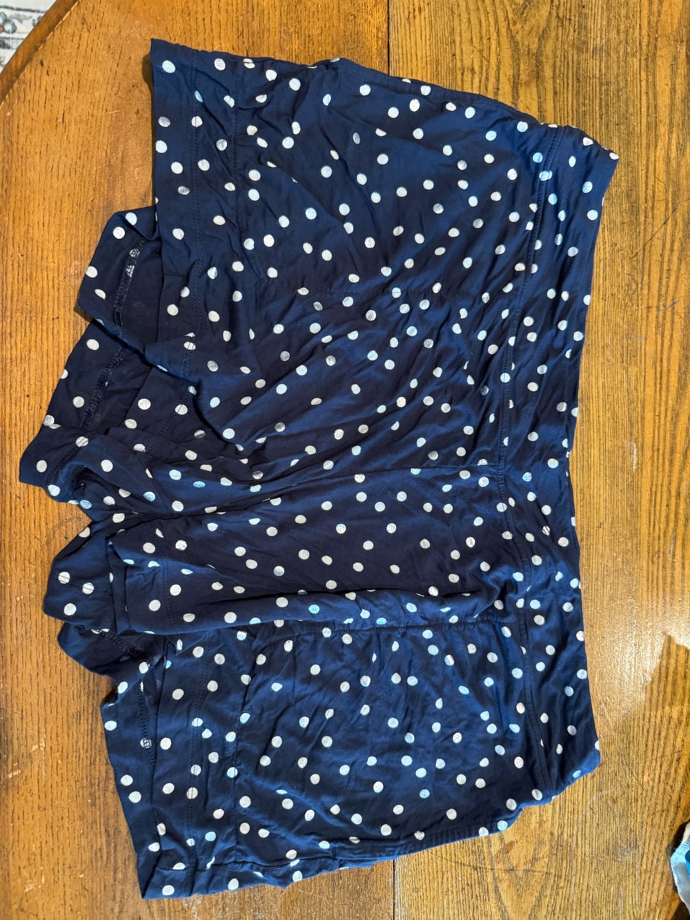 Women’s Navy Polka Dot Skirt